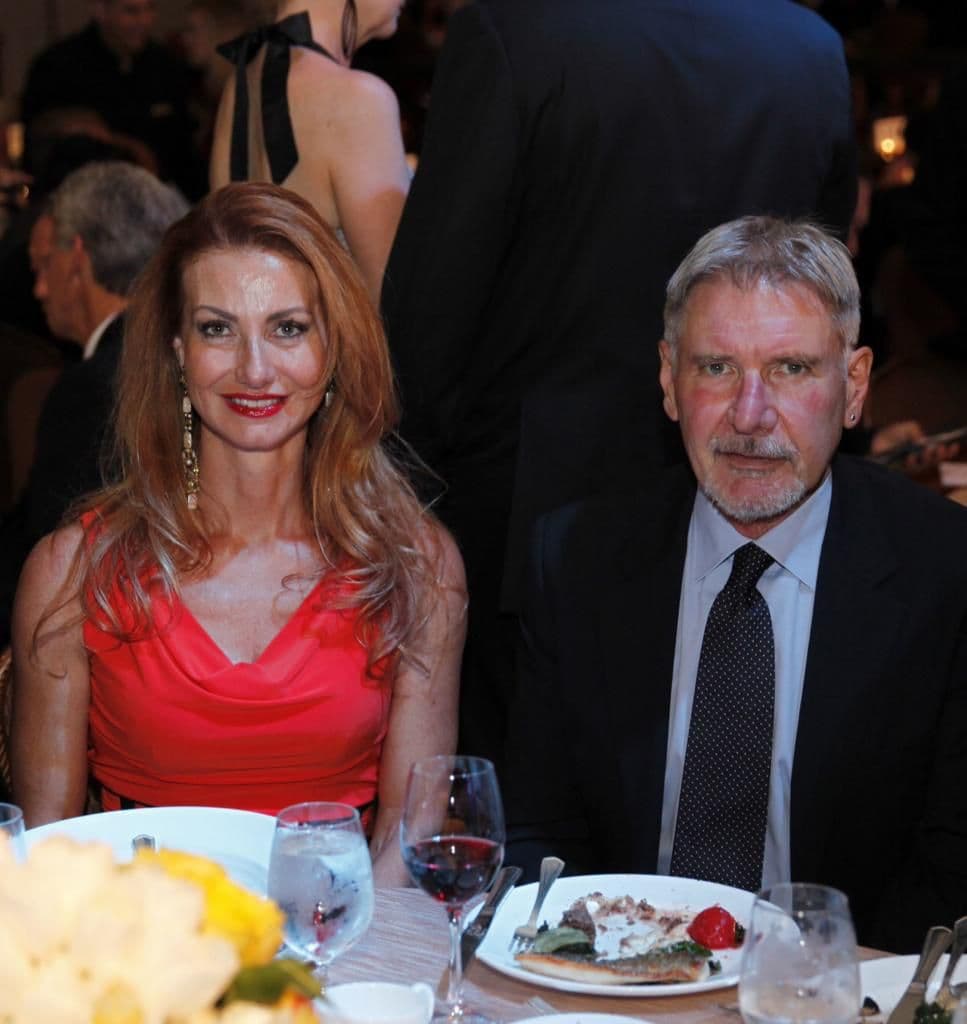 Valeria Mangani with Harrison Ford.