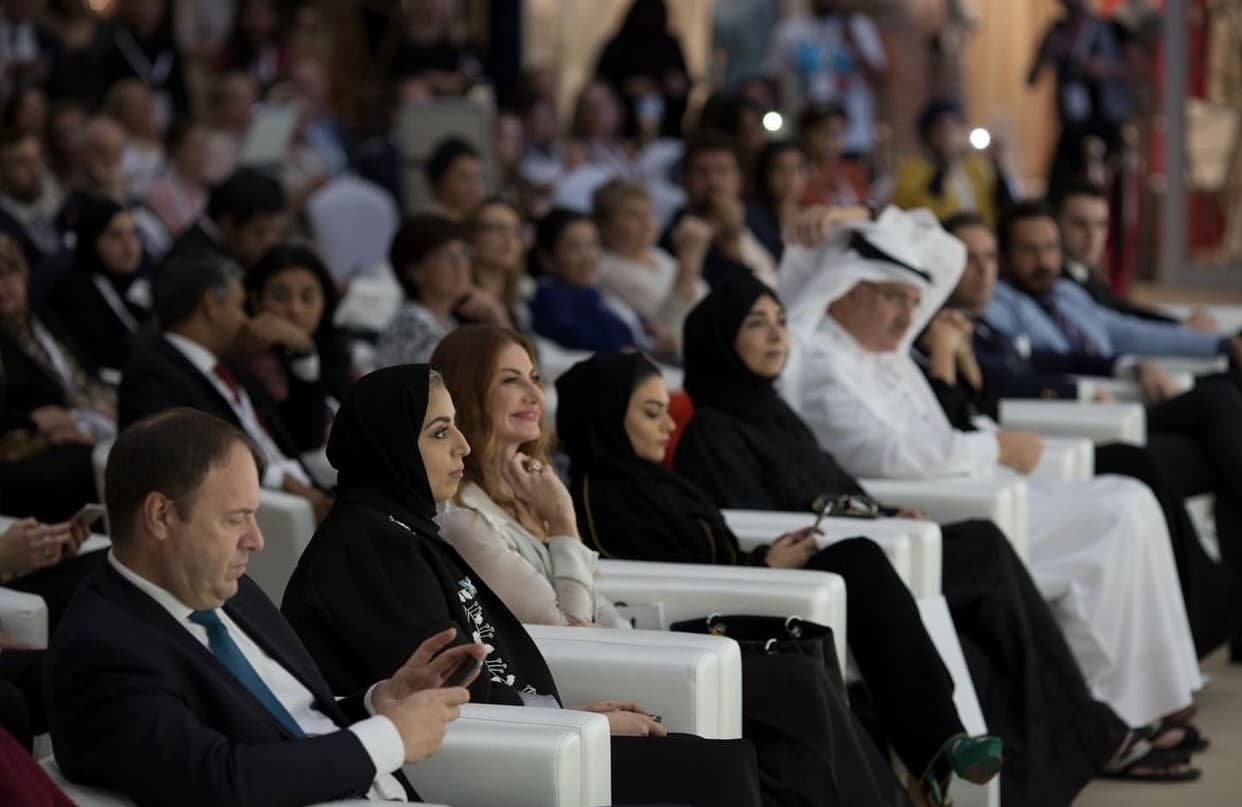 Buyers and guests at an international event.