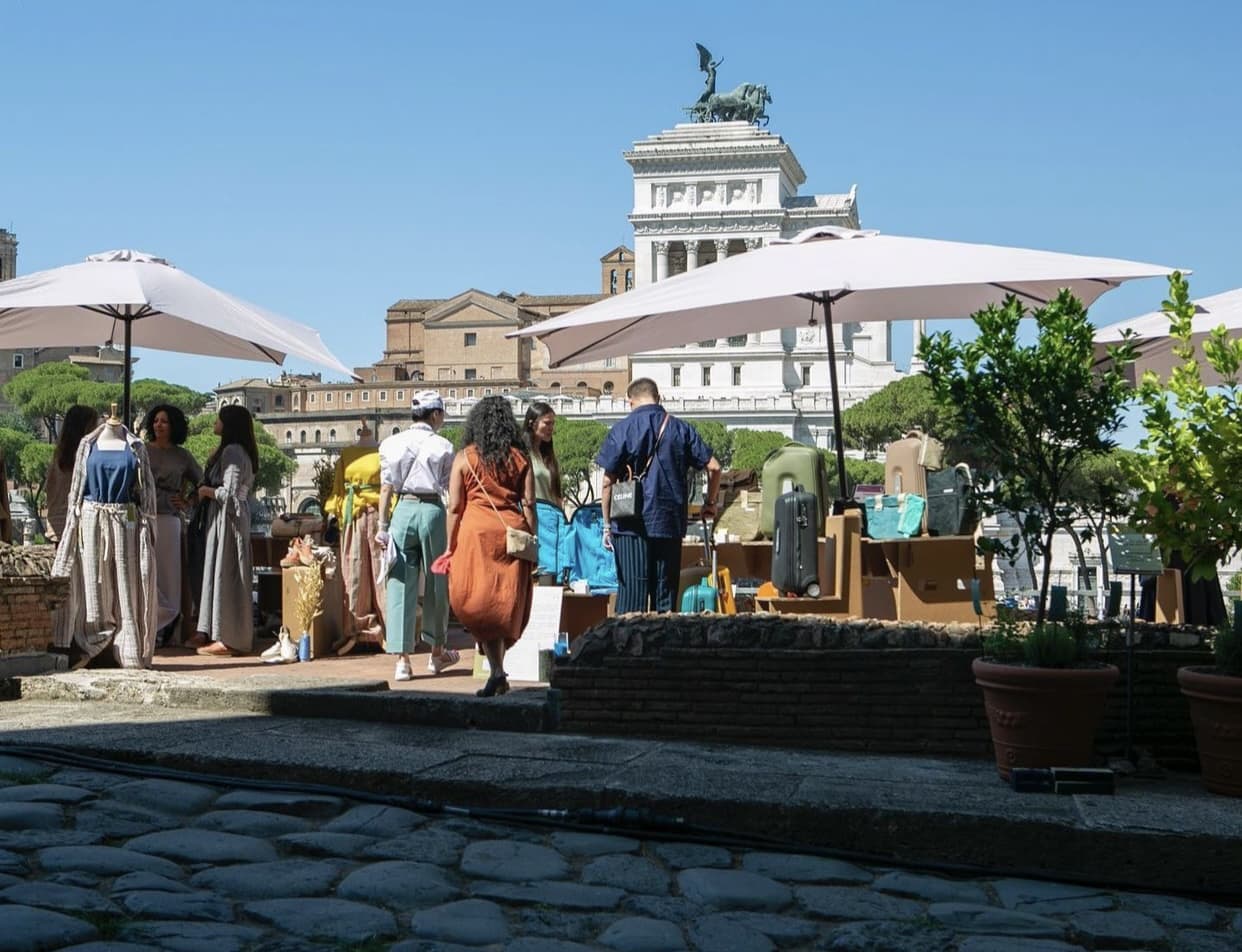 The showcase market at the Trajan's Markets, Rome.