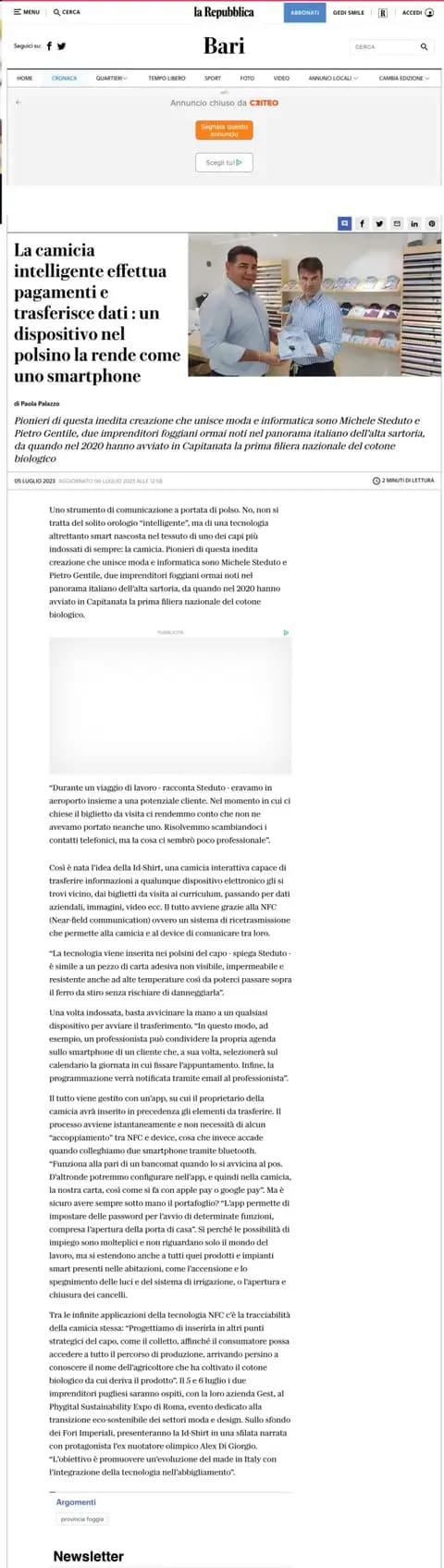La Repubblica, 05.07.2023