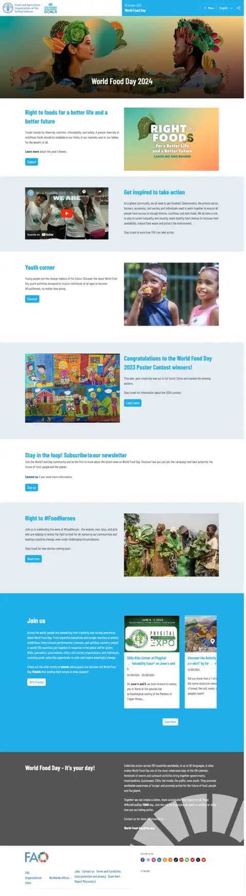 FAO World Food Day, 04.06.2024