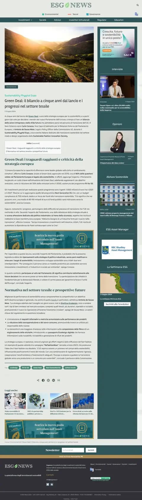 ESG News, 05.06.2024