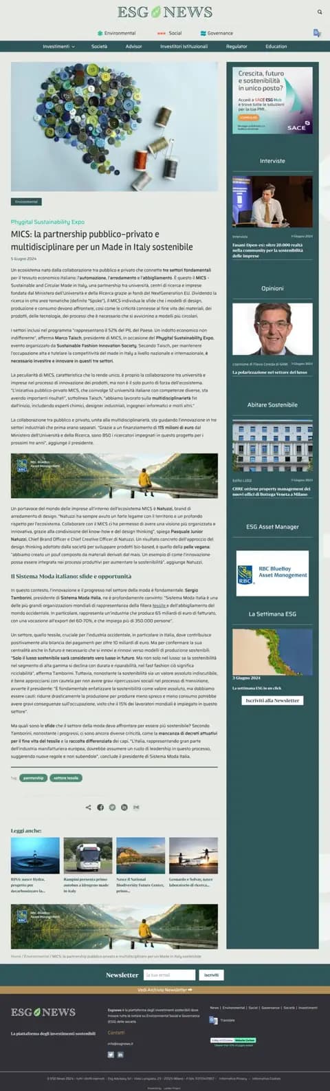 ESGnews, 05.06.2024