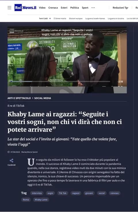 RaiNews, 07.06.2024