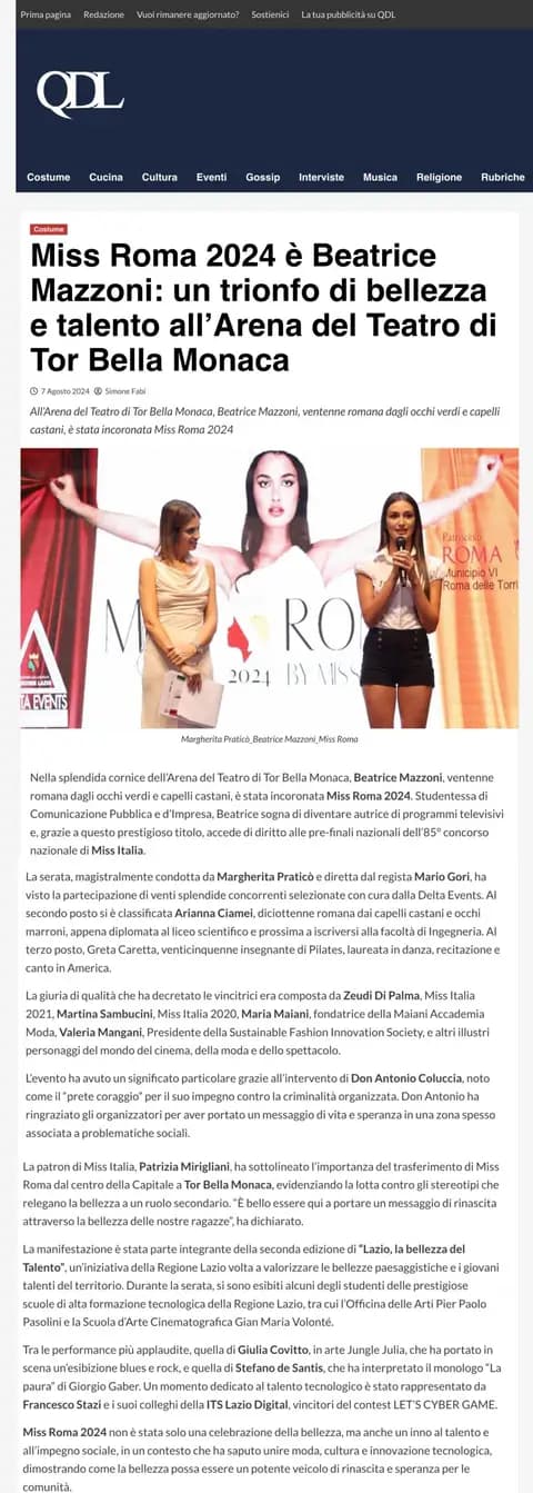Quotidiano del Lazio, 07.08.2024
