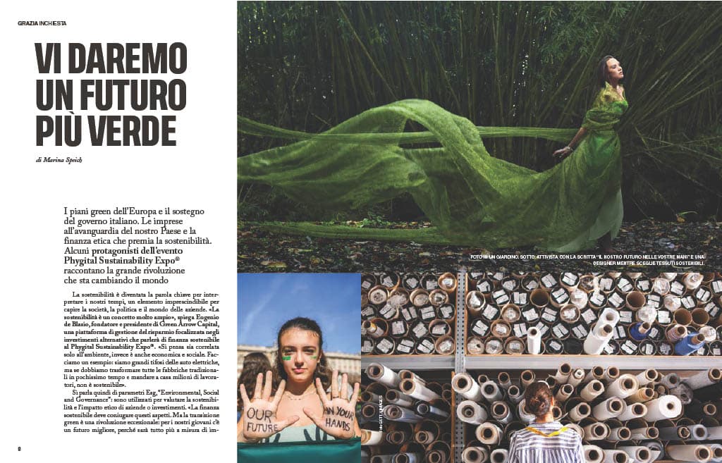 Grazia: we will give you a greener future.