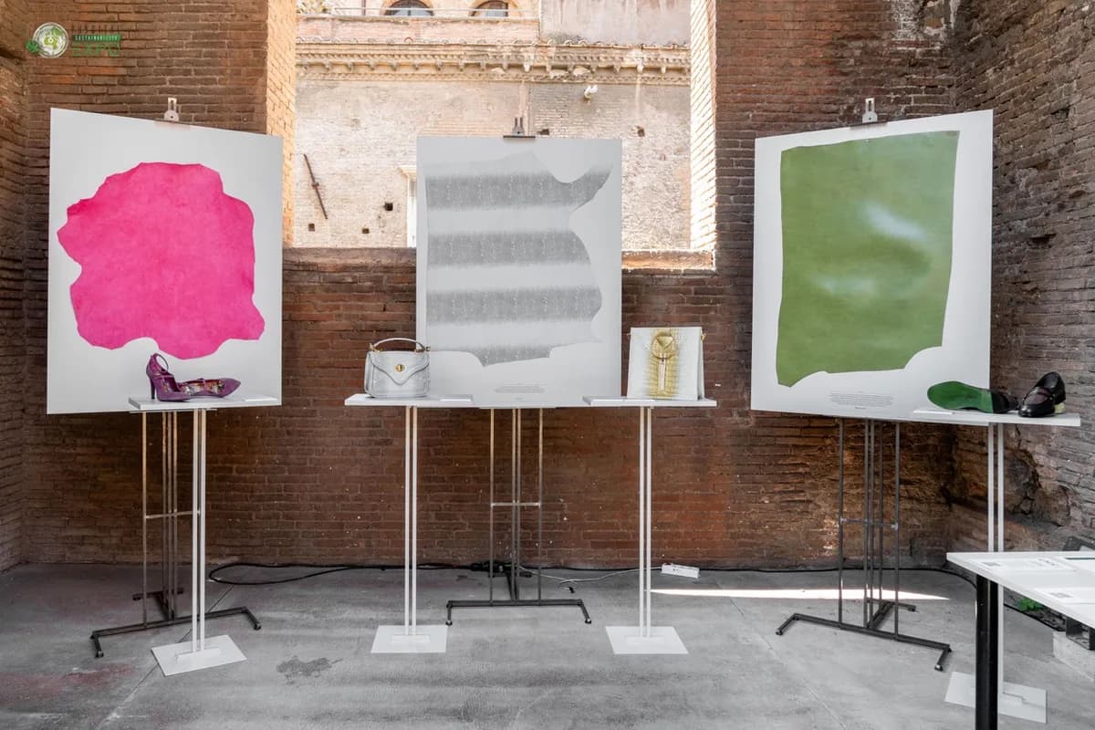 UNIC Italian Tanneries 在可持续发展目标博物馆路线上的展位