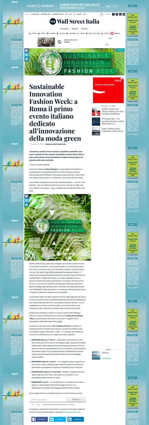 WALL STREET ITALIA, 11.09.2020