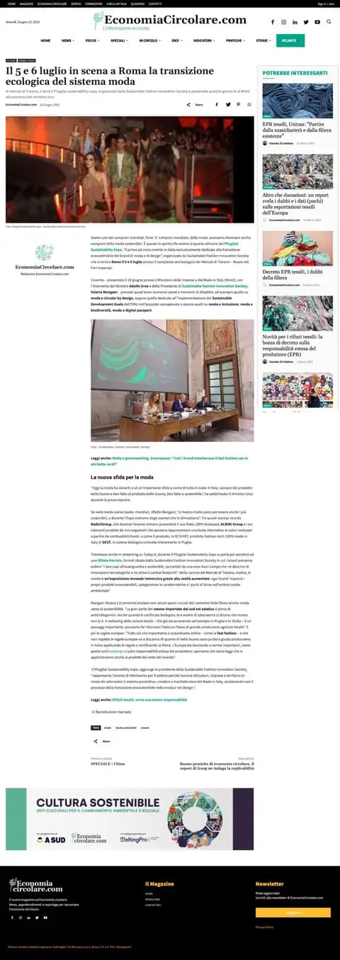 Economia Circolare, 22.06.2023