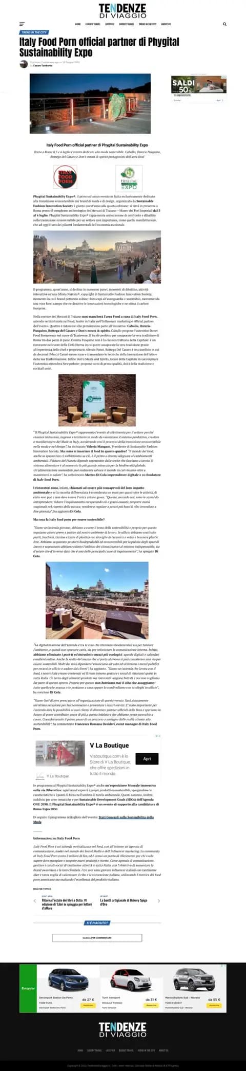 Tendenze di Viaggio, 28.06.2023