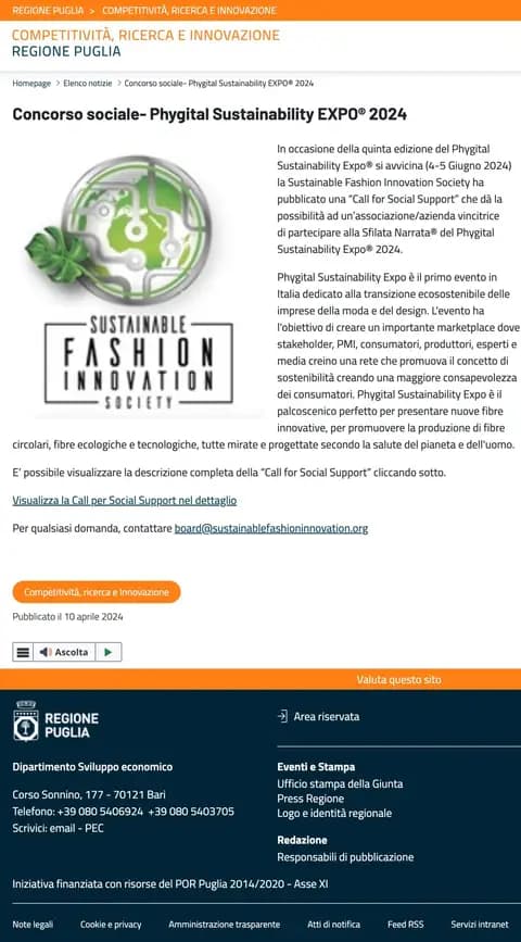 Regione Puglia, 10.04.2024