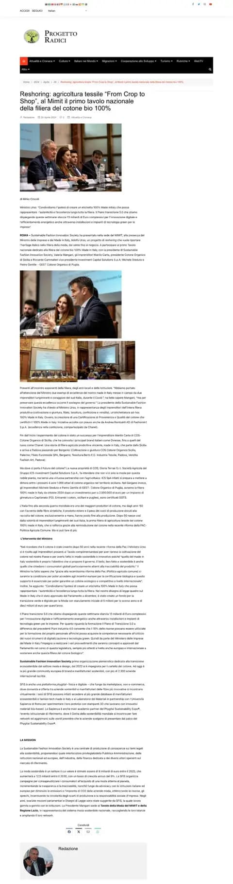Progetto Radici, 29.04.2024