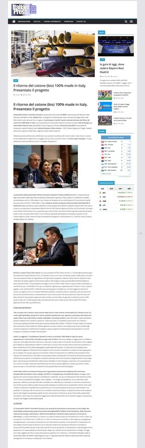 ItalianPress.Eu, 30.04.2024