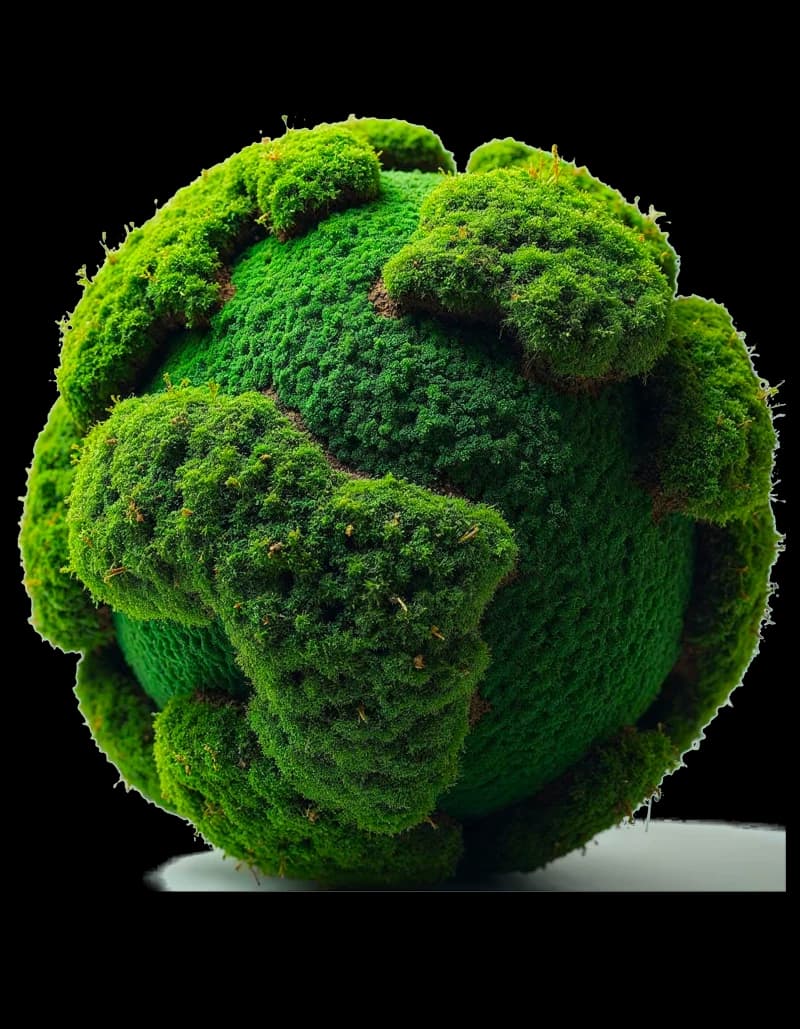 覆满苔藓的地球